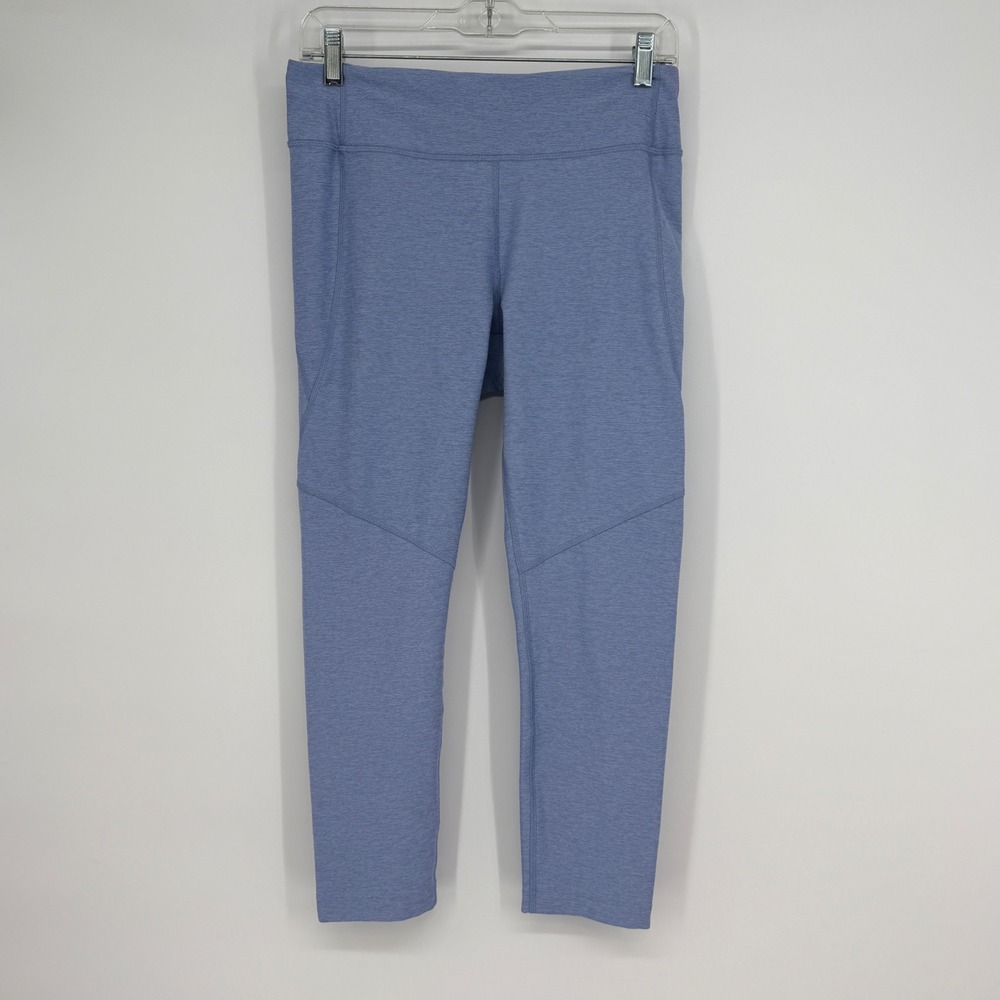 Outdoor Voices L Blue Performance Leggings Stretch Activewear